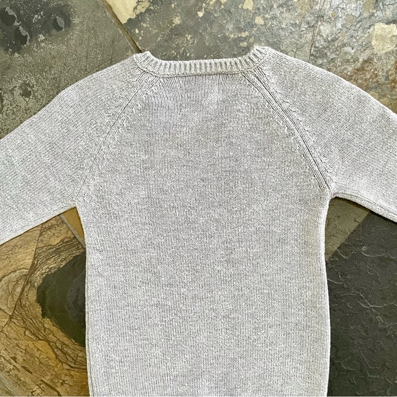 Beatrix Potter~Baby Gap•3-6M•Heather Grey•Soft, Knitted, Button-Up, Bunny Onesie - Picture 9 of 14